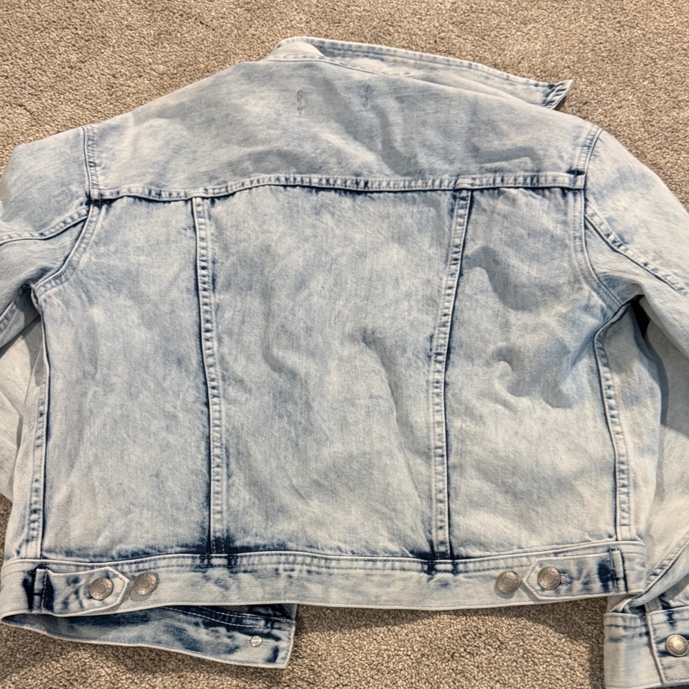 Point Sur from Jcrew Light Blue Jean Jacket Small - Picture 3 of 3